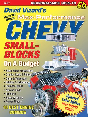 cover image of David Vizard's How to Build Max Performance Chevy Small Blocks on a Budget